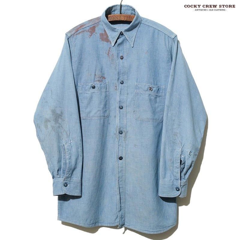 1940's U.S.NAVY CHAMBRAY SHIRT