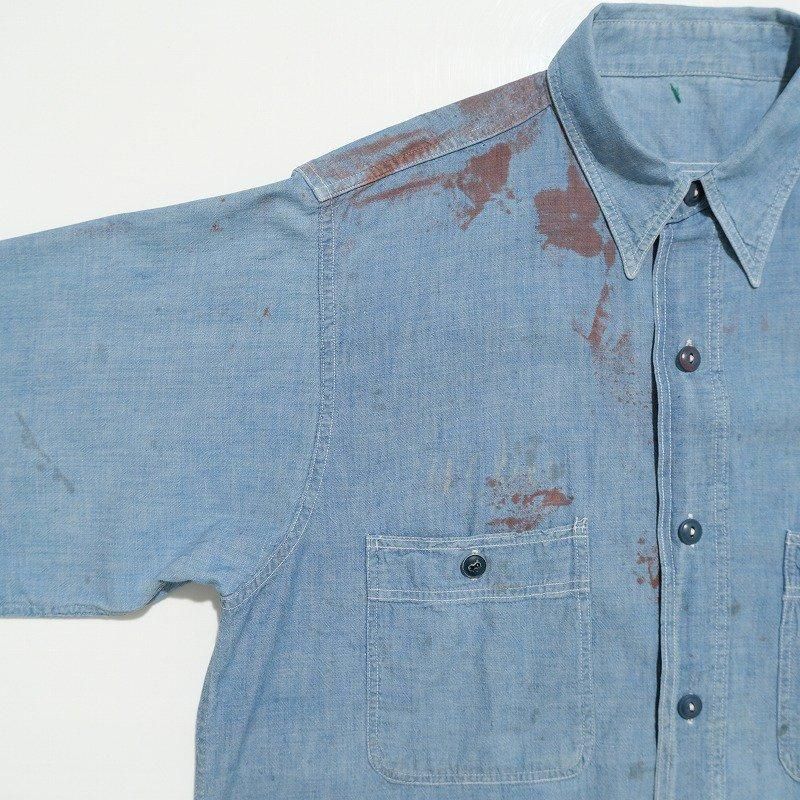 1940's U.S.NAVY CHAMBRAY SHIRT