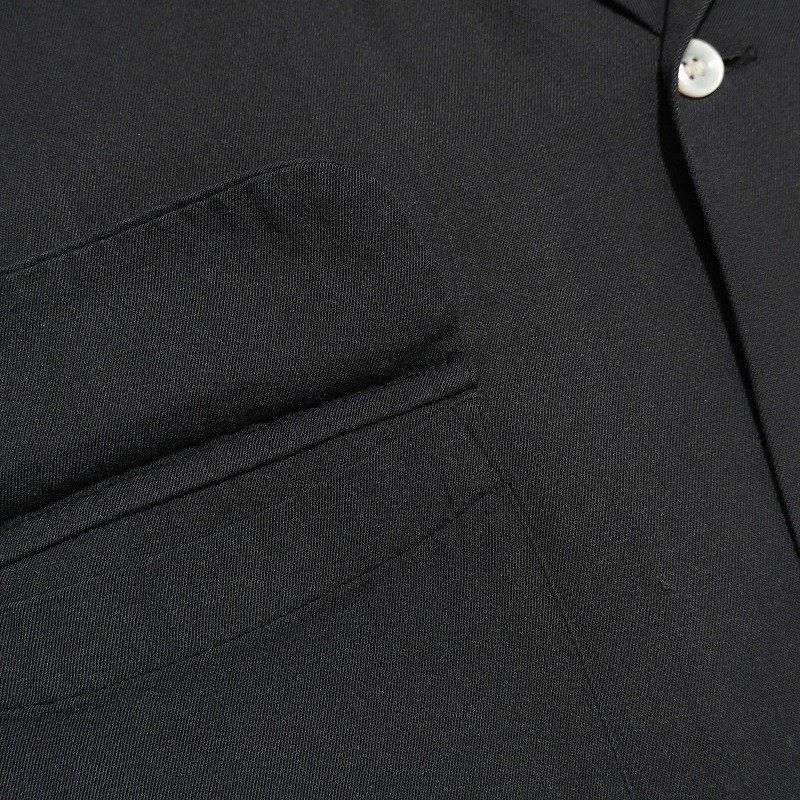 1950's ARROW BLACK RAYON BOX SHIRT