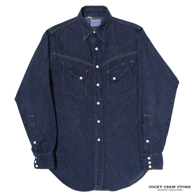 1950's ROEBUCKS DENIM WESTERN SHIRT