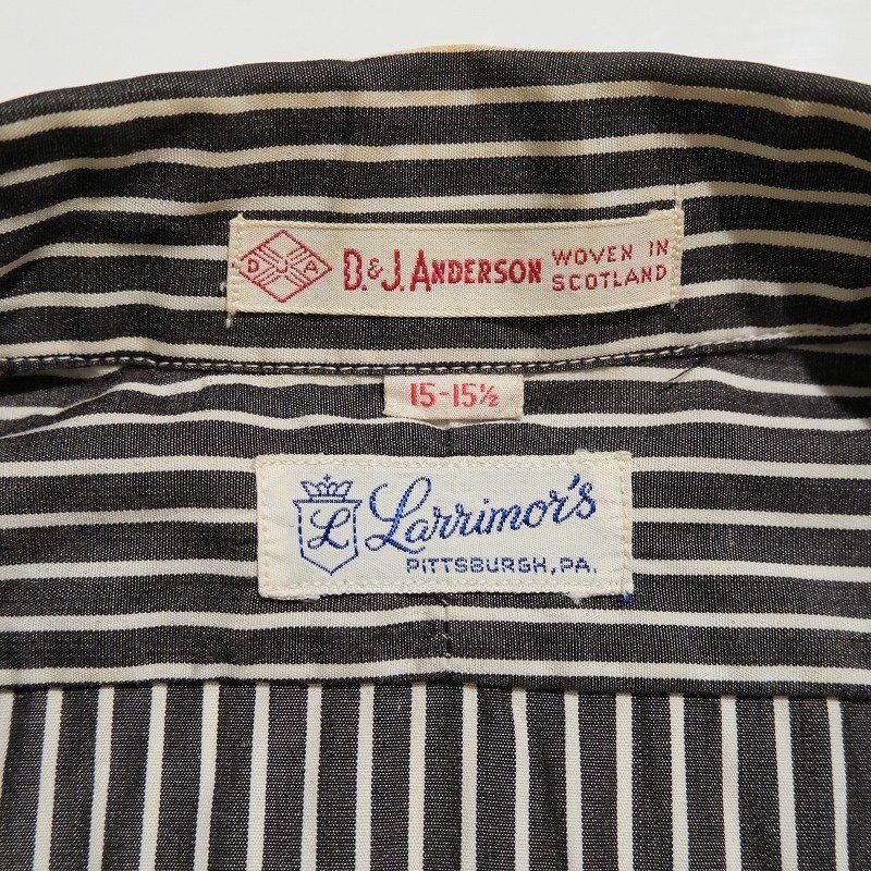 1950's LARRIMOR'S STRIPE SHIRT