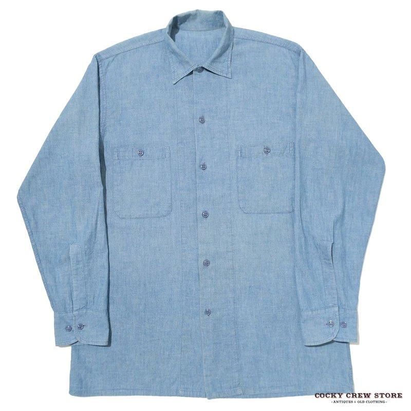 1960's U.S.NAVY CHAMBRAY SHIRT