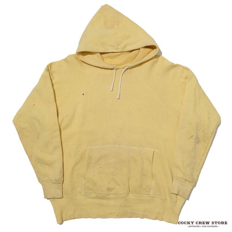 1960's BRENT FADE YELLOW SWEAT PARKA