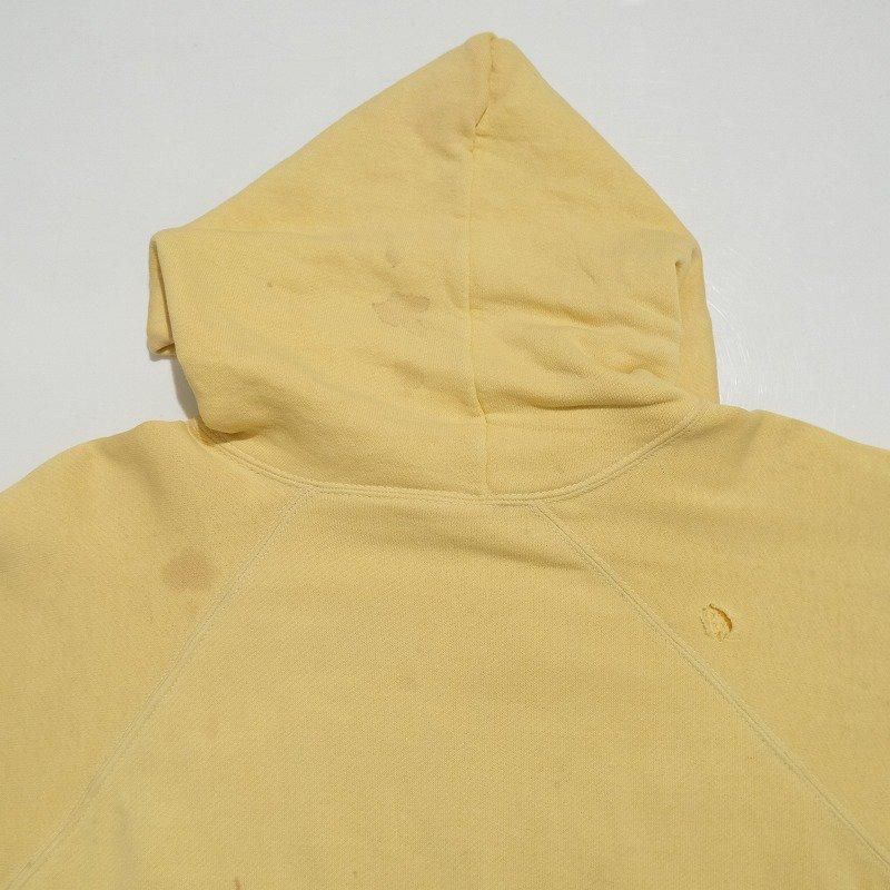 1960's BRENT FADE YELLOW SWEAT PARKA