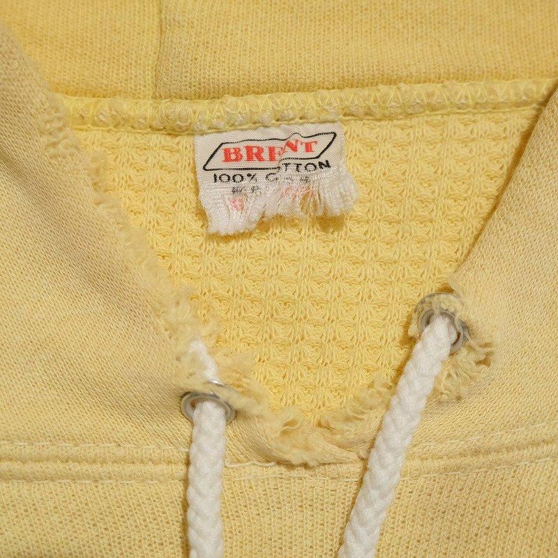 1960's BRENT FADE YELLOW SWEAT PARKA