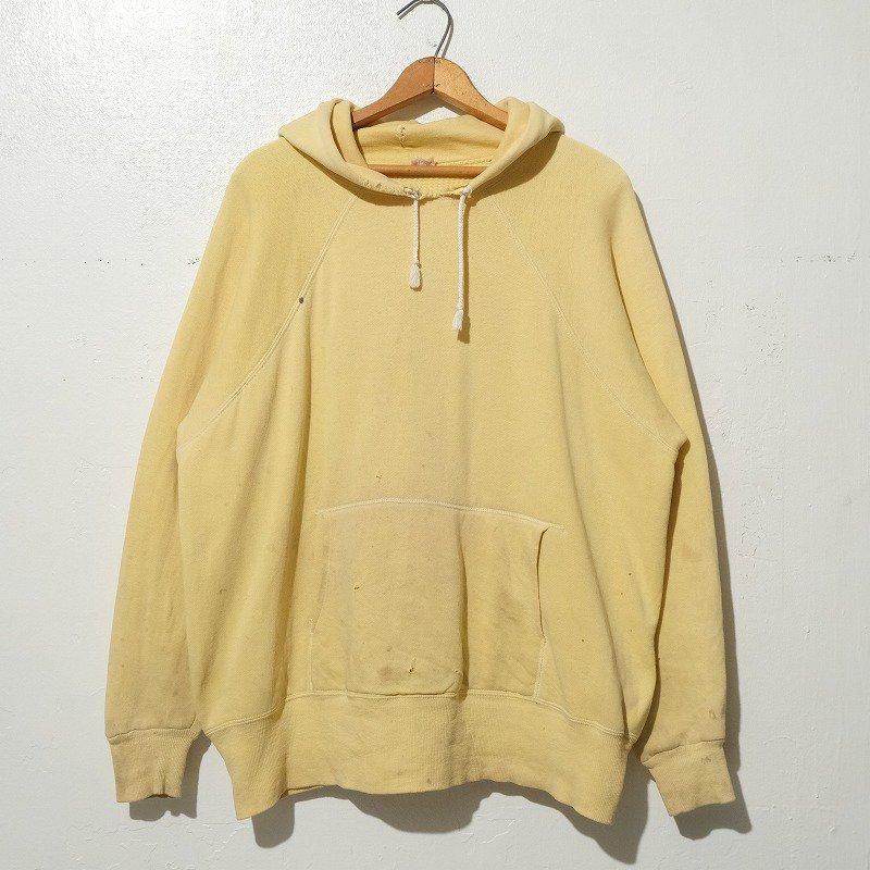 1960's BRENT FADE YELLOW SWEAT PARKA