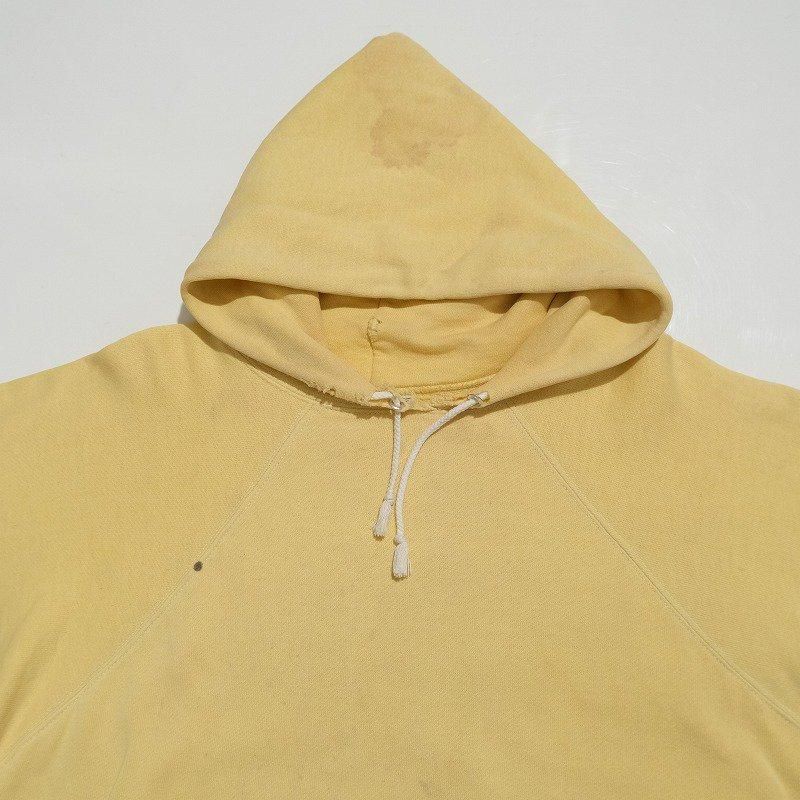 1960's BRENT FADE YELLOW SWEAT PARKA