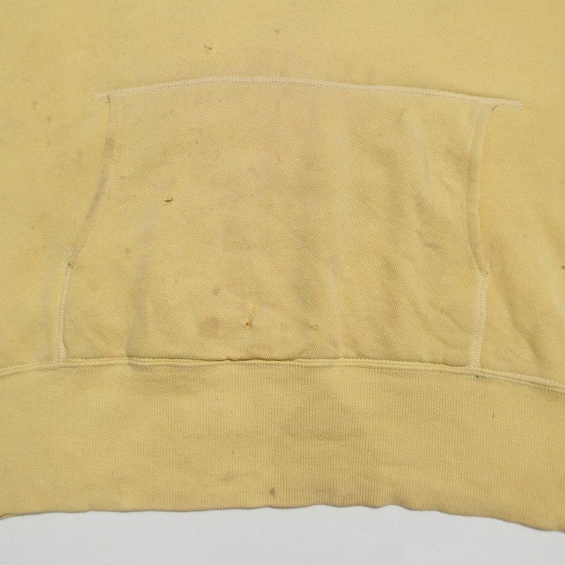 1960's BRENT FADE YELLOW SWEAT PARKA