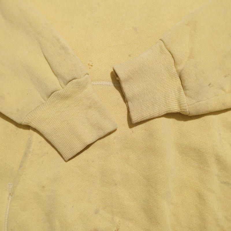 1960's BRENT FADE YELLOW SWEAT PARKA