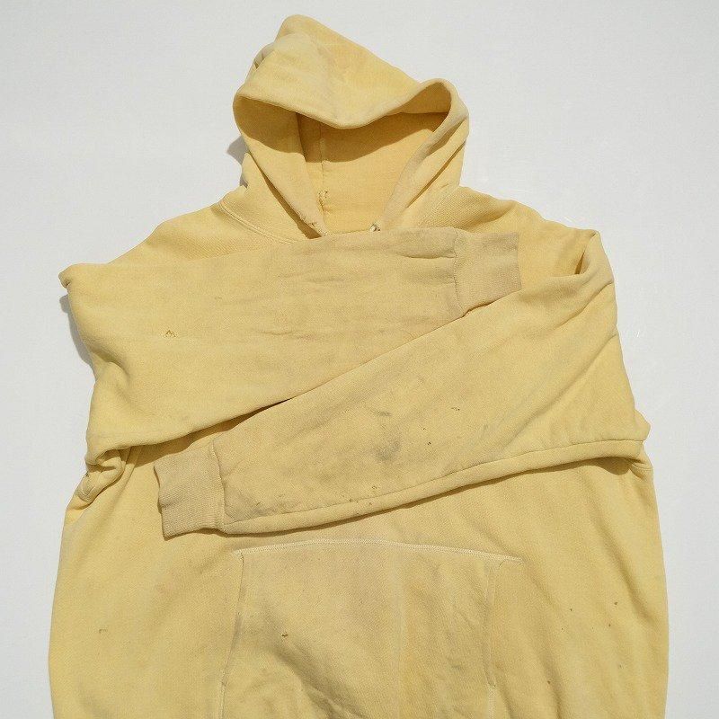 1960's BRENT FADE YELLOW SWEAT PARKA