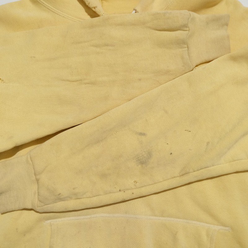 1960's BRENT FADE YELLOW SWEAT PARKA