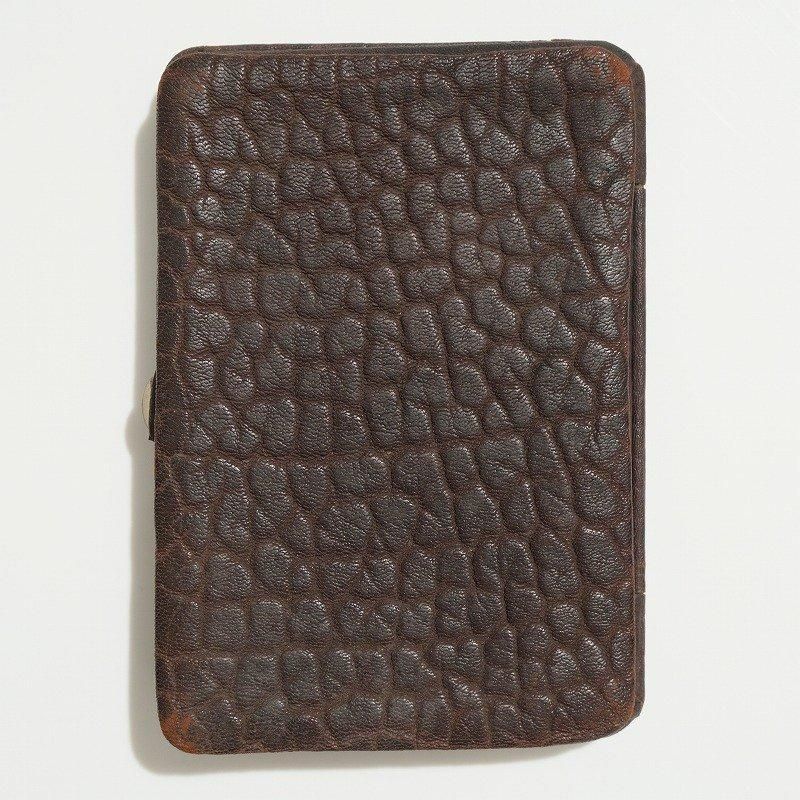 ANTIQUE LEATHER CARD CASE