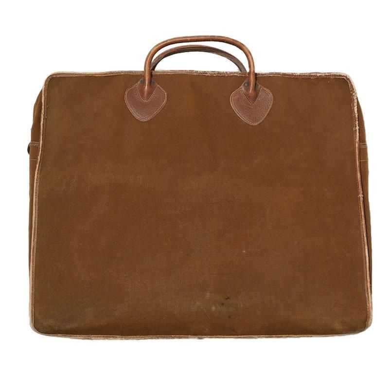 1940's USN BROWN CANVAS OFFICER BAG (L.L.BEAN)