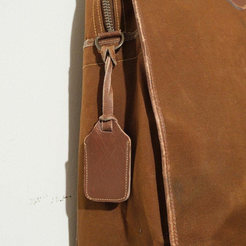 1940's USN BROWN CANVAS OFFICER BAG (L.L.BEAN)