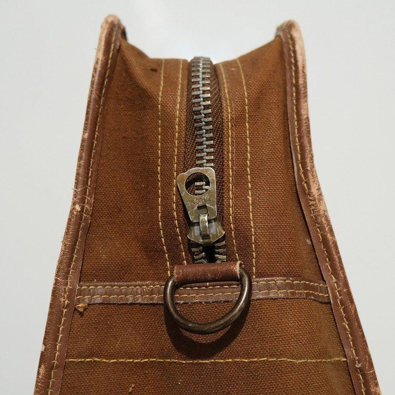 1940's USN BROWN CANVAS OFFICER BAG (L.L.BEAN)