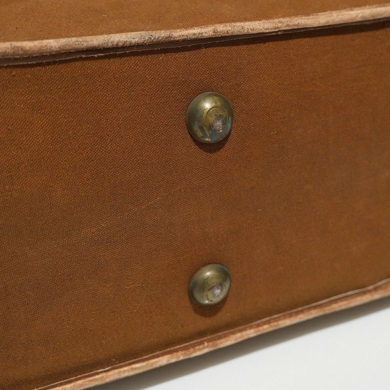 1940's USN BROWN CANVAS OFFICER BAG (L.L.BEAN)