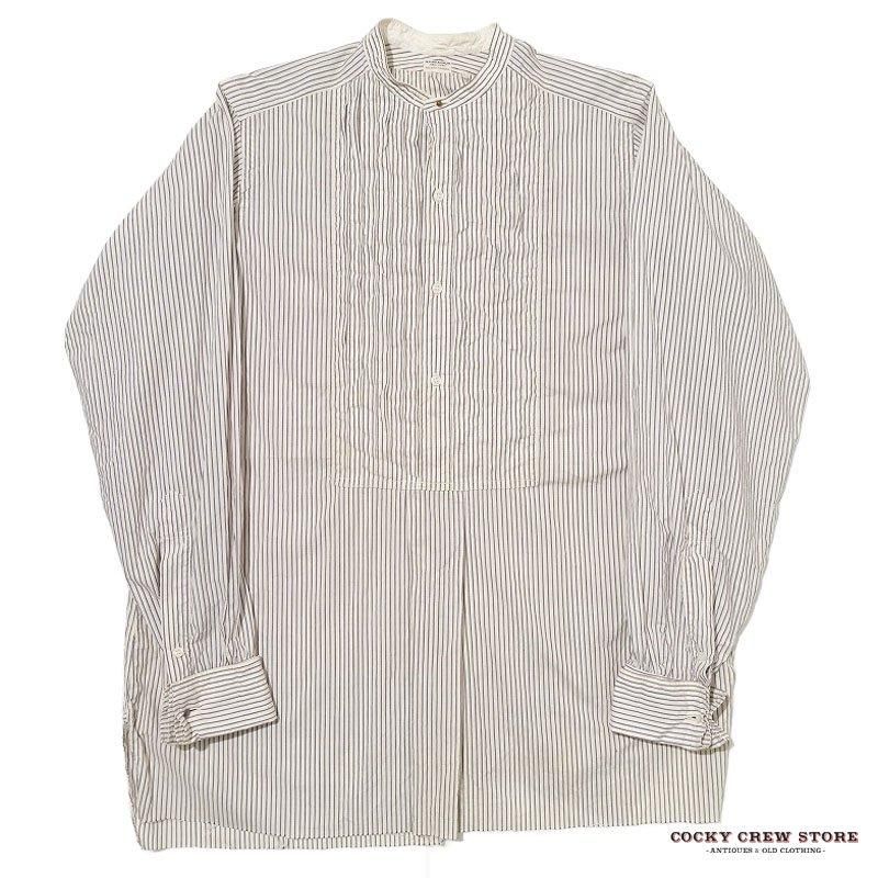 1910's W.A.McLAUGHLIN STRIPE PULLOVER SHIRT