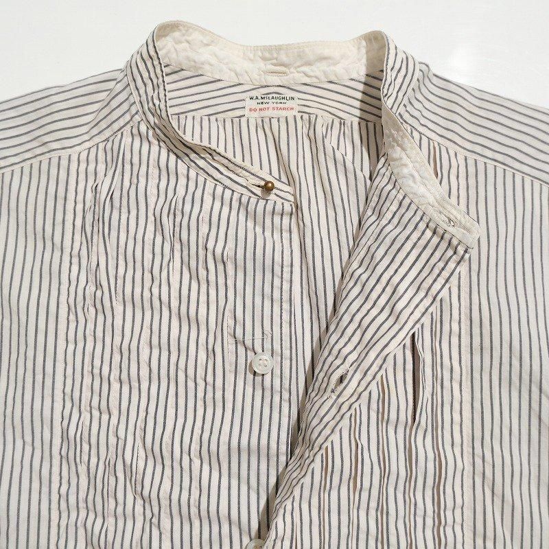 1910's W.A.McLAUGHLIN STRIPE PULLOVER SHIRT