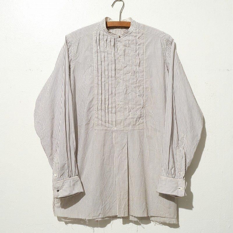 1910's W.A.McLAUGHLIN STRIPE PULLOVER SHIRT