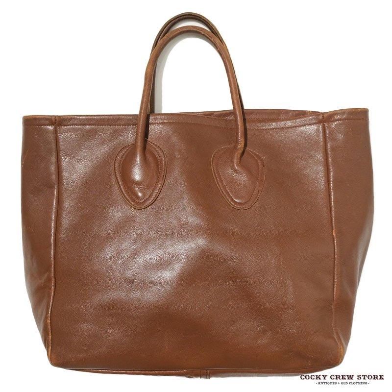 1980's CASCO BAY LEATHER TOTE BAG