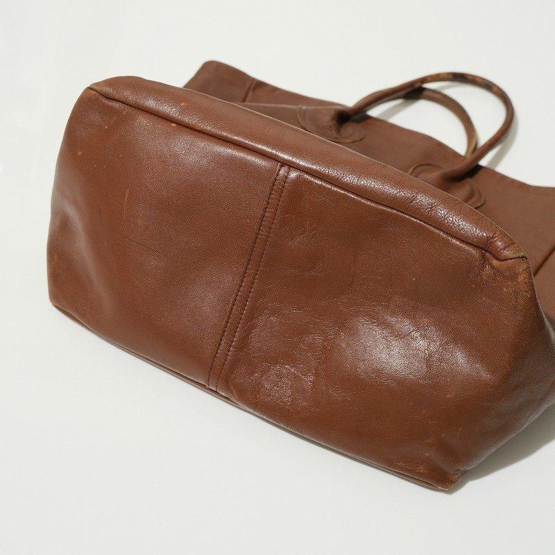 1980's CASCO BAY LEATHER TOTE BAG