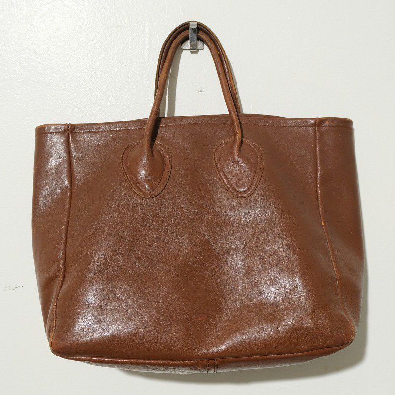 1980's CASCO BAY LEATHER TOTE BAG