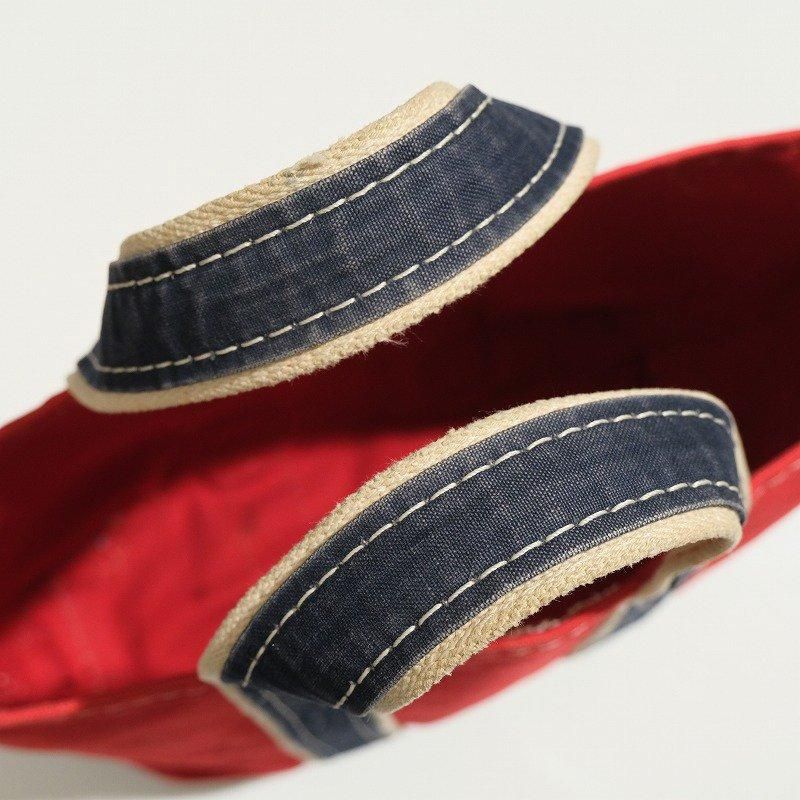 1980's L.L.BEAN TOTE BAG RED / NAVY