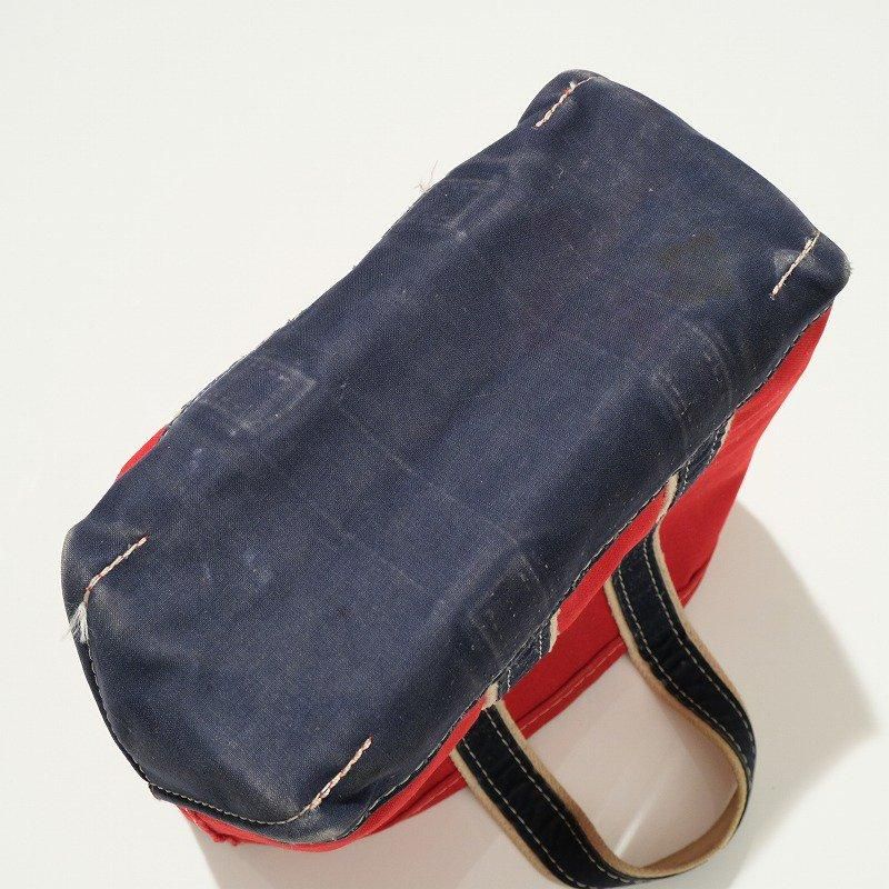 1980's L.L.BEAN TOTE BAG RED / NAVY