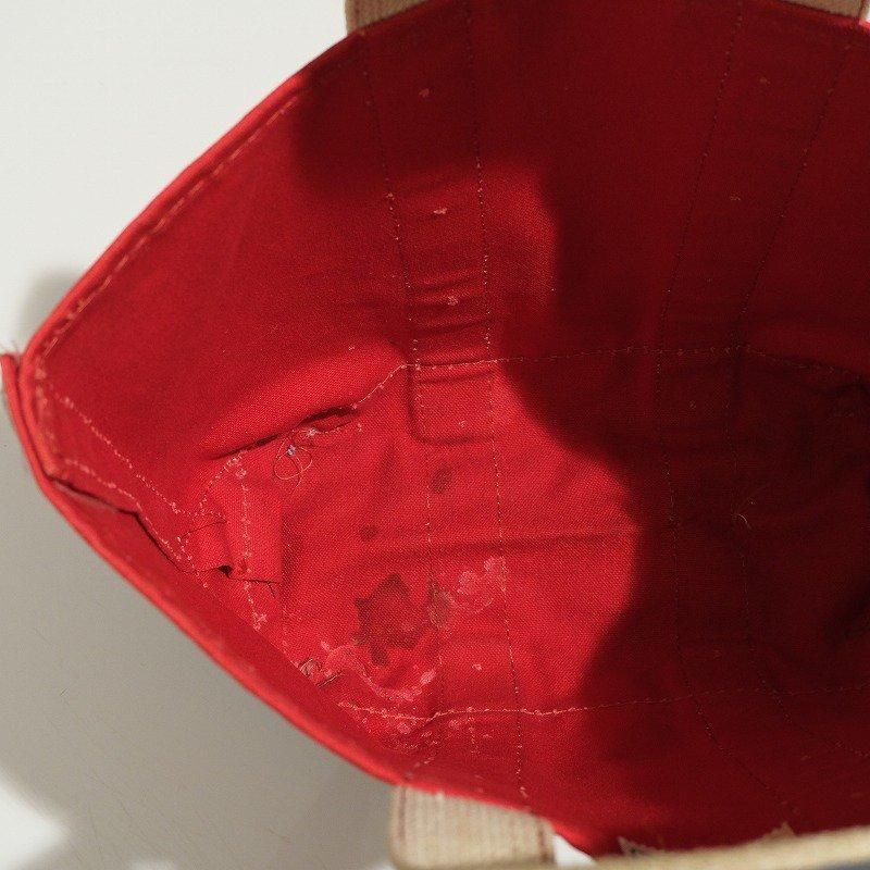 1980's L.L.BEAN TOTE BAG RED / NAVY