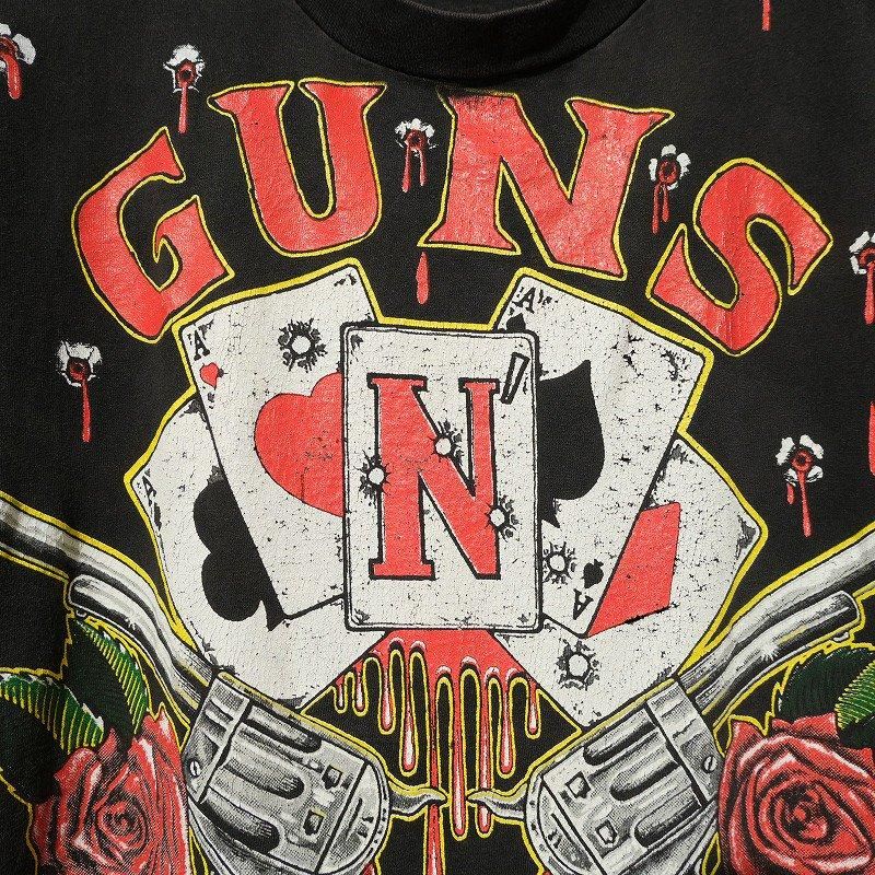 1990's GUNS N' ROSES T-SHIRT - Cocky Crew Store -Antiques 1990's GUNS N' ROSES T-SHIRT - Cocky Crew Store -Antiques