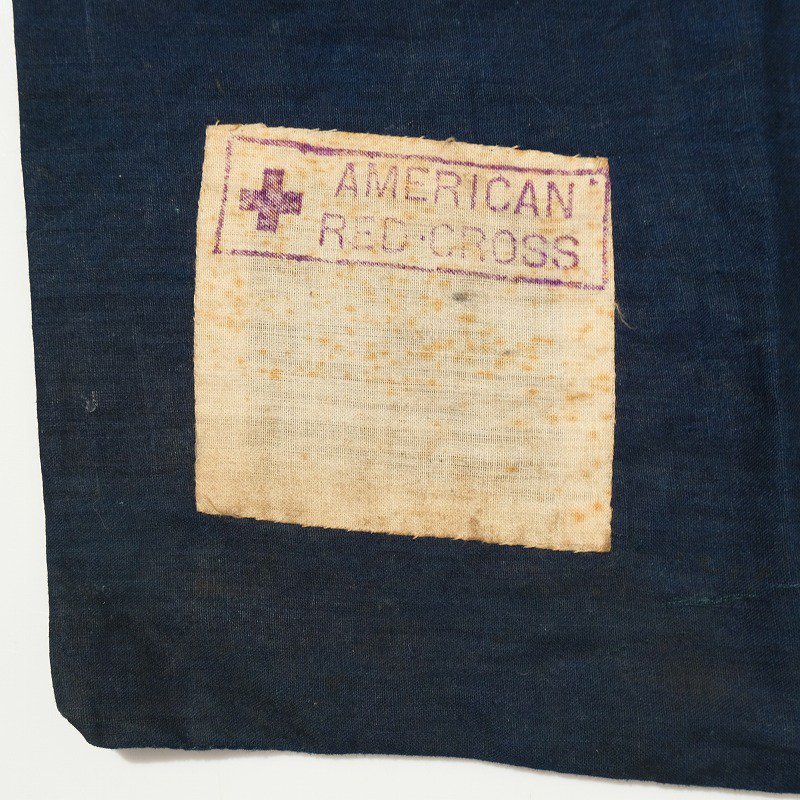 1910's WW1 AMERICAN RED CROSS INDIGO BAG