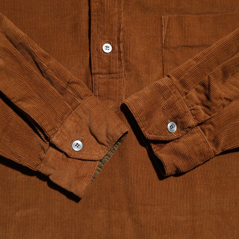 1960's B.V.D. BRAND CORDUROY POLLOVER SHIRT