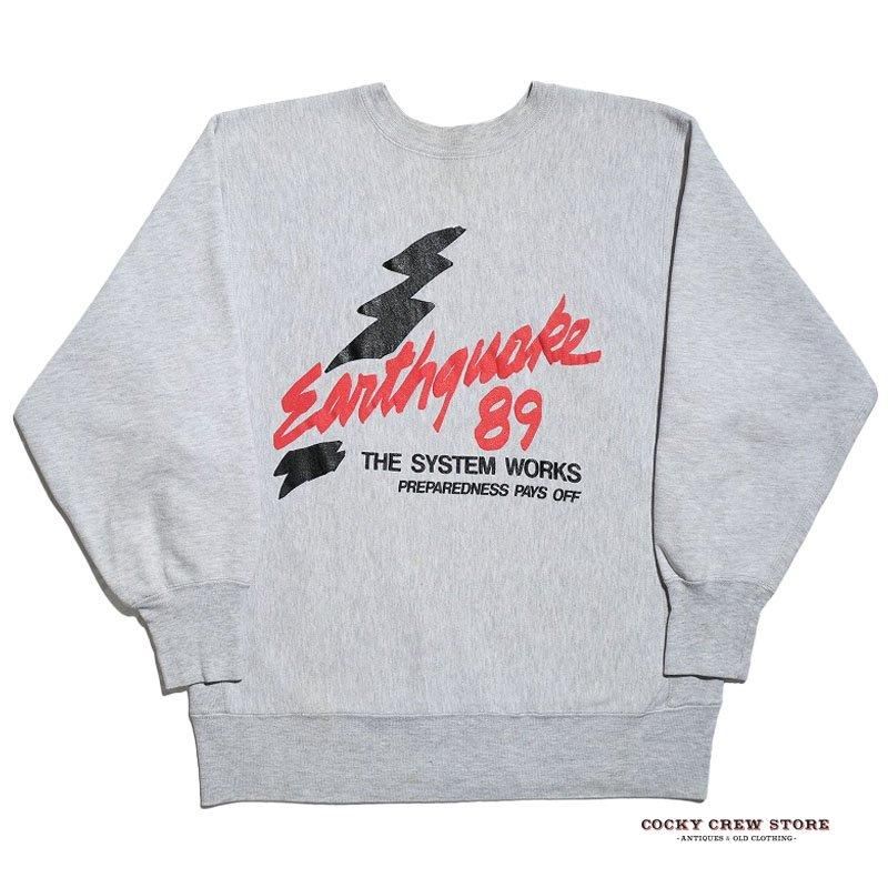 1990's CHAMPION REVERSE WEAVE (Earthquake 89)