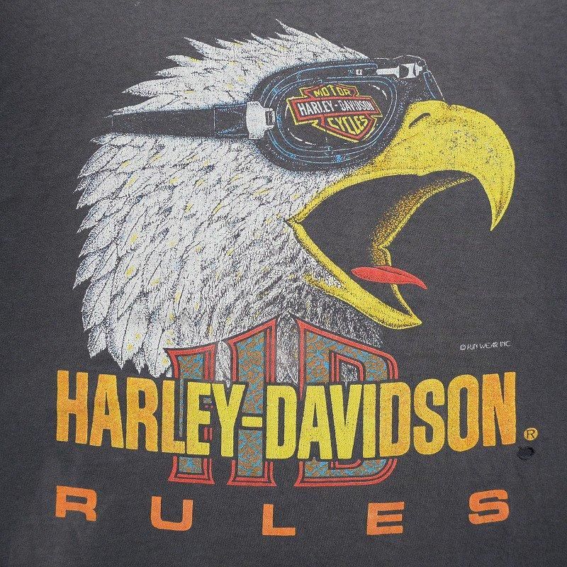 1990's HARLEY DAVIDSON T-SHIRT (RULES)