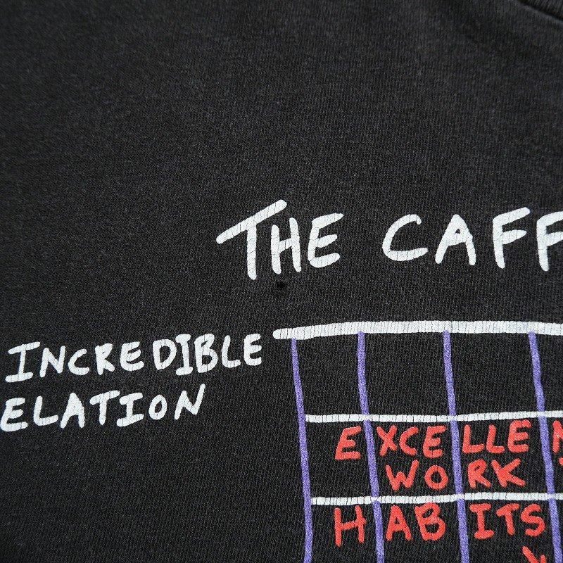 1990's THE CAFFEINE CURVE T-SHIRT