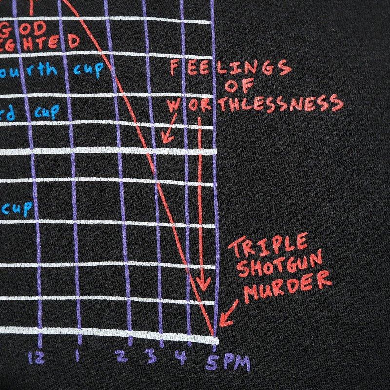 1990's THE CAFFEINE CURVE T-SHIRT