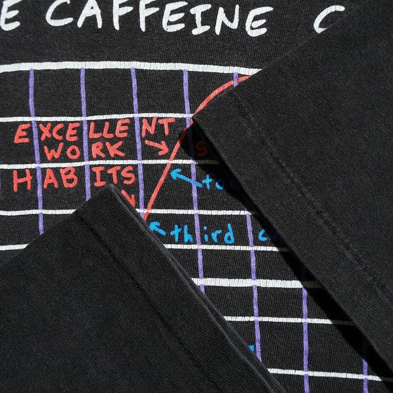 1990's THE CAFFEINE CURVE T-SHIRT