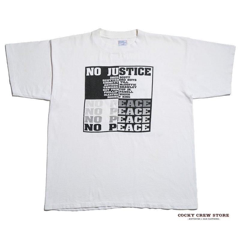 1990's NO JUSTICE NO PEACE T-SHIRT