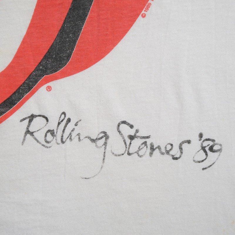 1980's ROLLING STONES '89 TOUR T-SHIRT