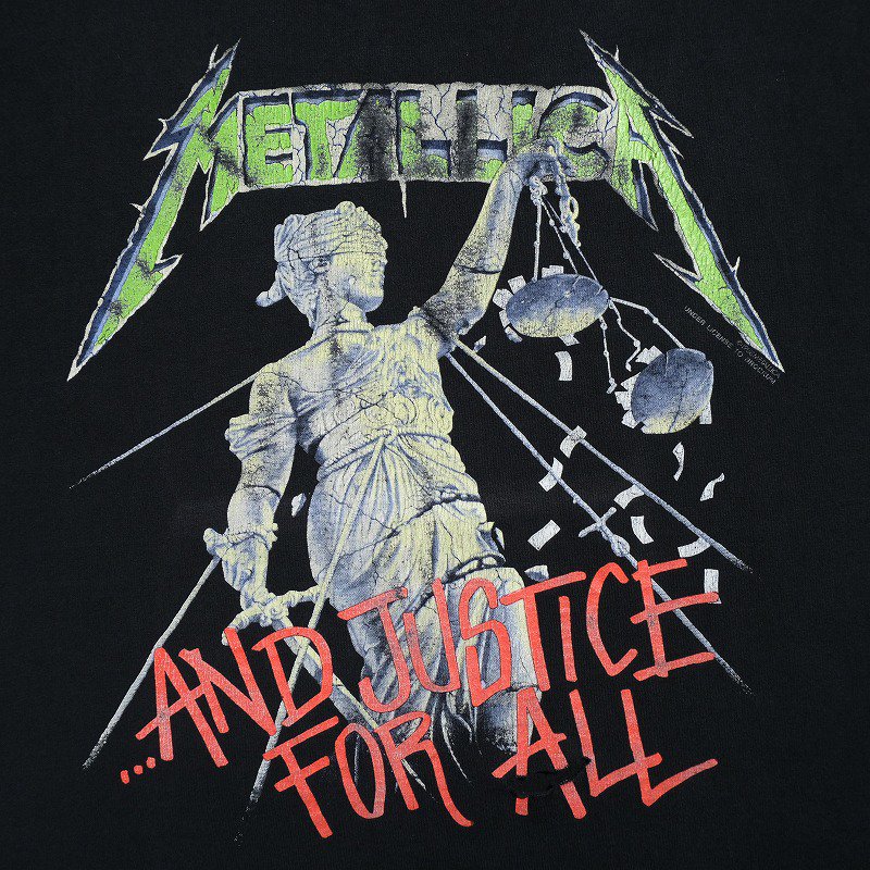 1990's METALLICA ...ADN JUSTICE FOR ALL T-SHIRT