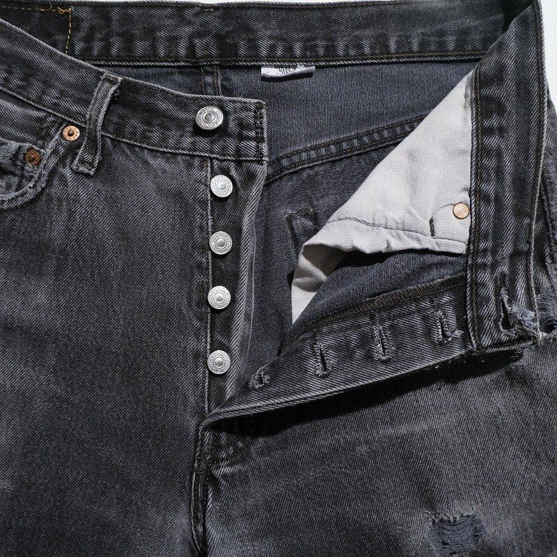 2000's LEVI'S 501 BLACK JEANS