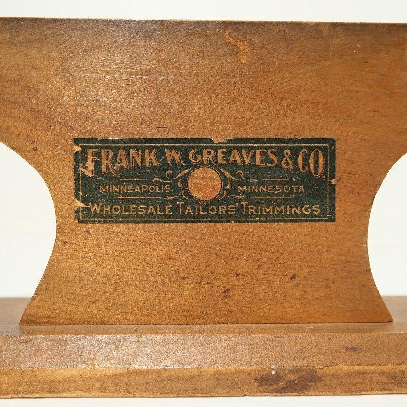 ANTIQUE FRANK W. GREAVES & CO WOOD OBJECT