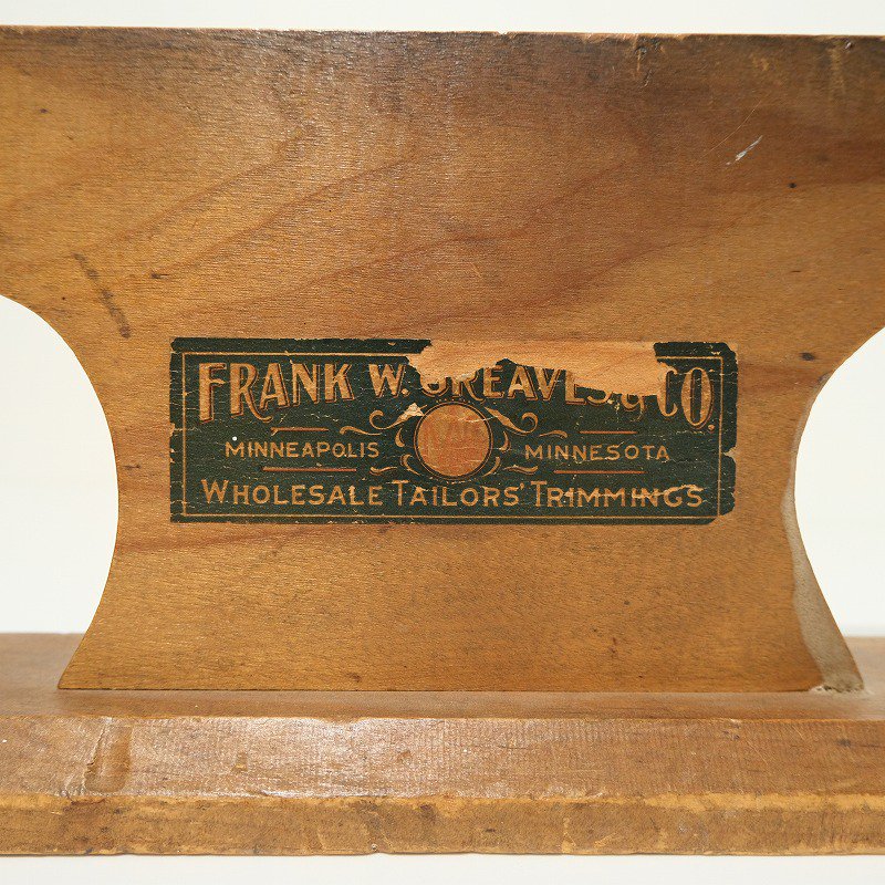 ANTIQUE FRANK W. GREAVES & CO WOOD OBJECT