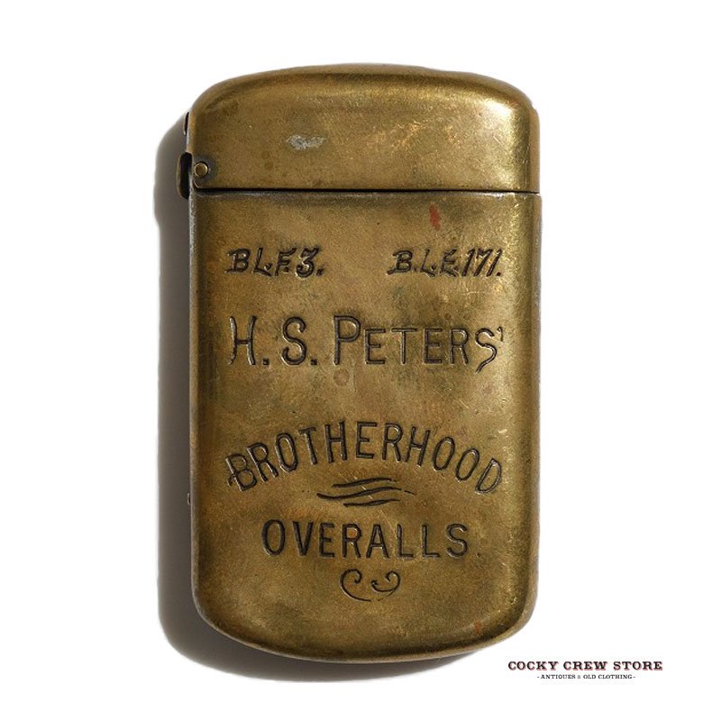 1900's BROTHERSHOOD OVERALLS MATCH CASE 