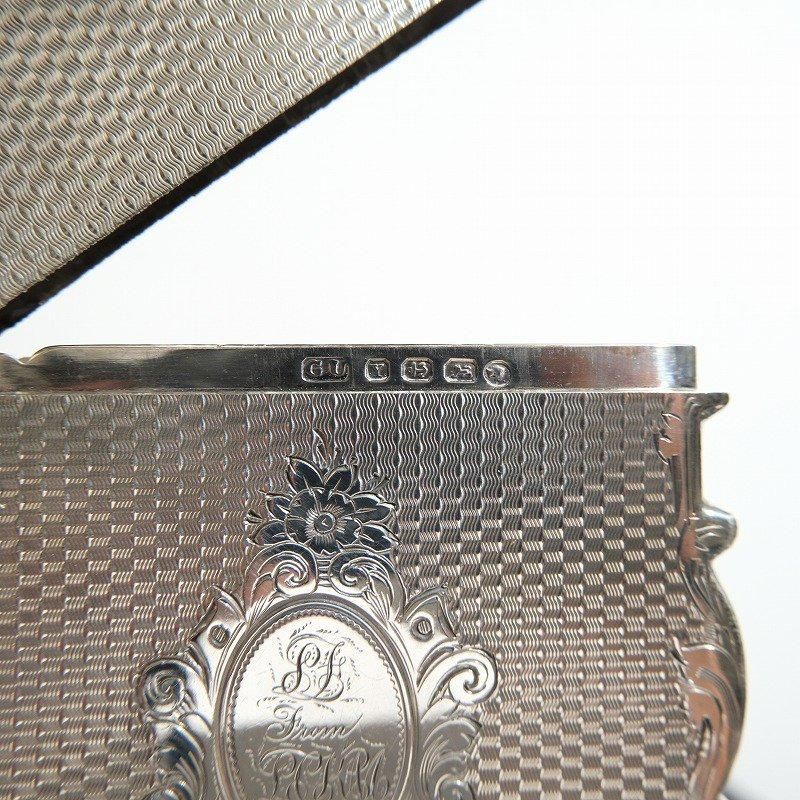 1870's ANTIQUE SILVER CARD CASE