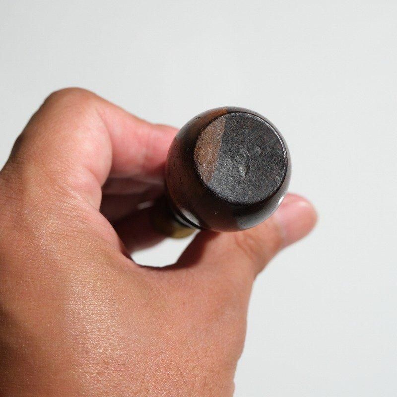 1860's ANTIQUE SAPWOOD TREEN WAX SEALING STAMP