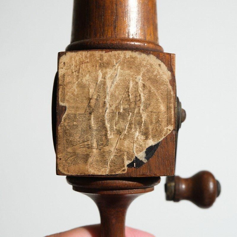 1860's ANTIQUE TREEN PEPPER MILL
