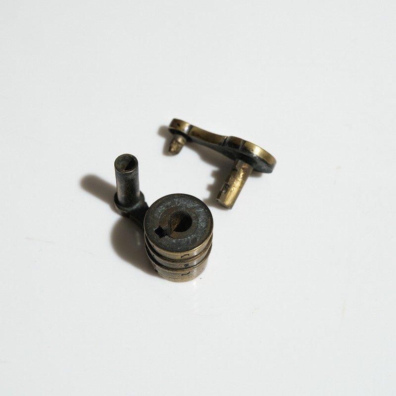 ANTIQUE BRASS ALPHABET COMBINATION PADLOCK