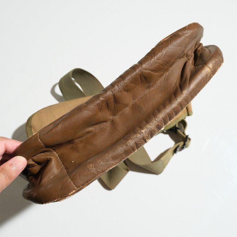 1930's CANVAS LEATHER SHOULDER BAG