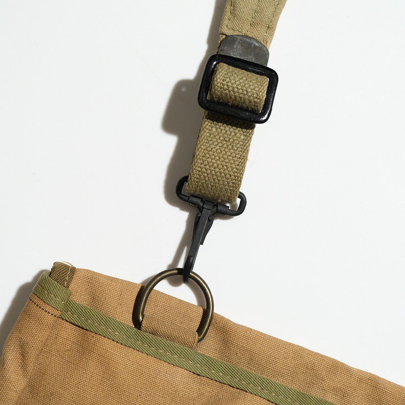 1930's CANVAS LEATHER SHOULDER BAG